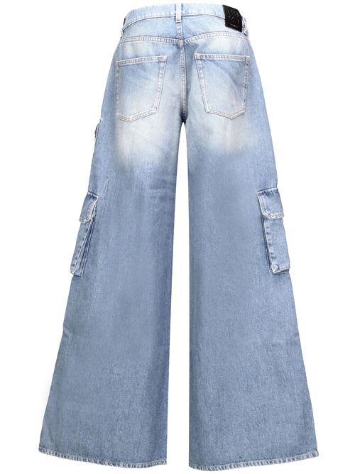 Jeans con ricamo OFF WHITE | OWYB019F24DEN0024000